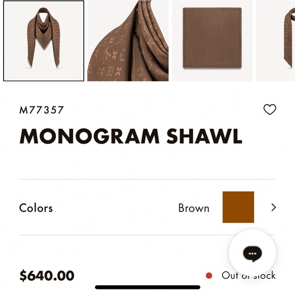 Louis Vuitton Authentic Monogram Shawl - Picture 8 of 10